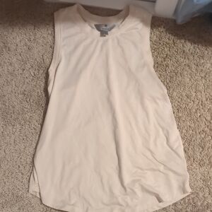Runway Cream Sleeveless Tank Top